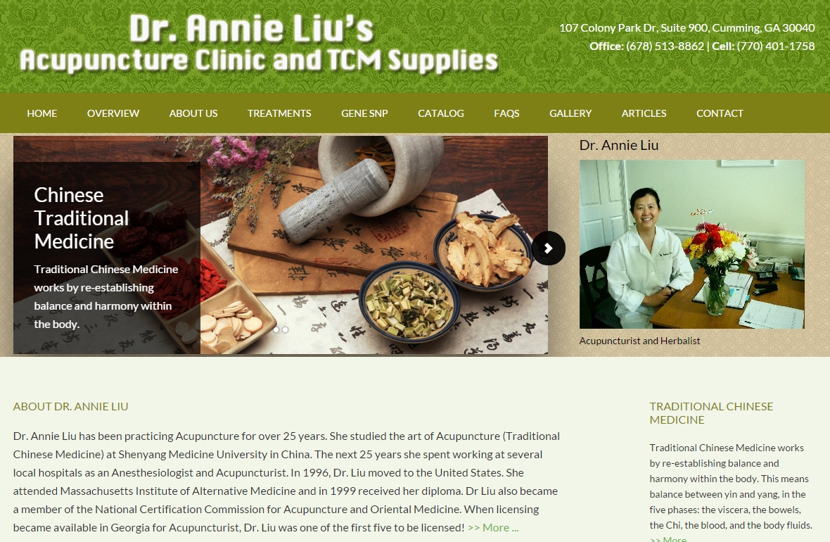 Dr. Annie Liu’s Acupuncture Clinic