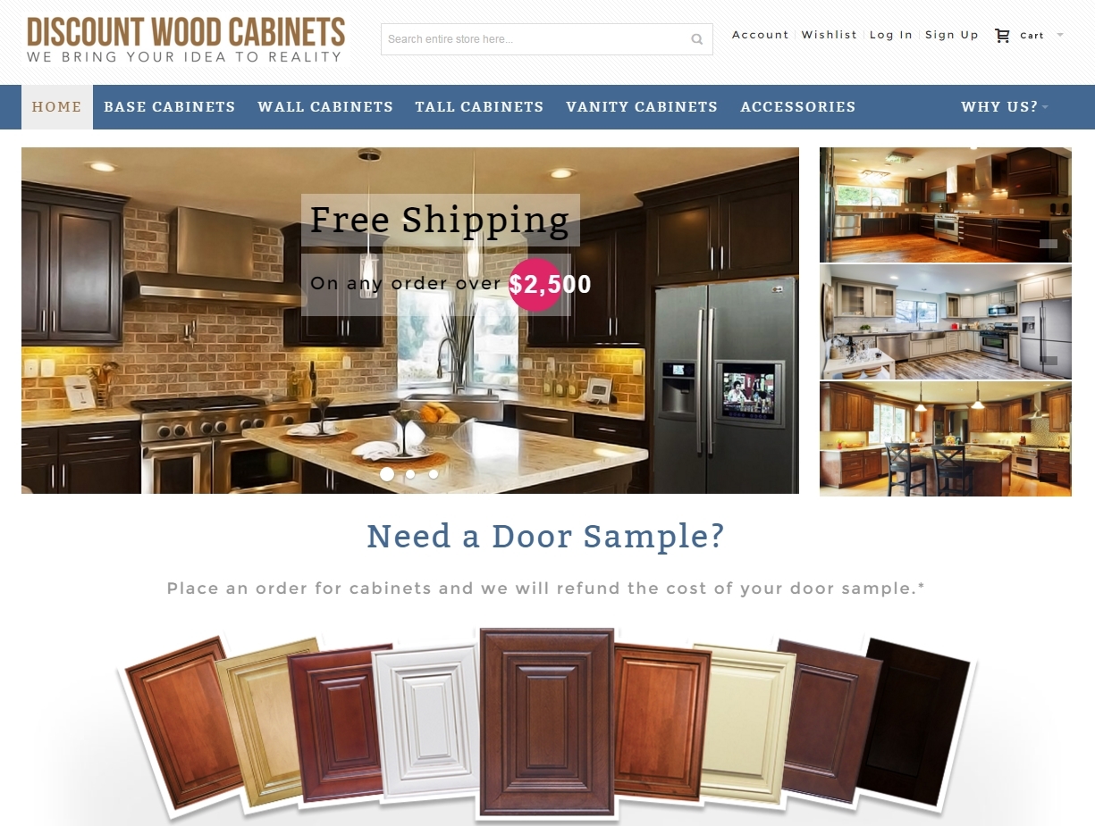 Discount Wood Cabinets Online