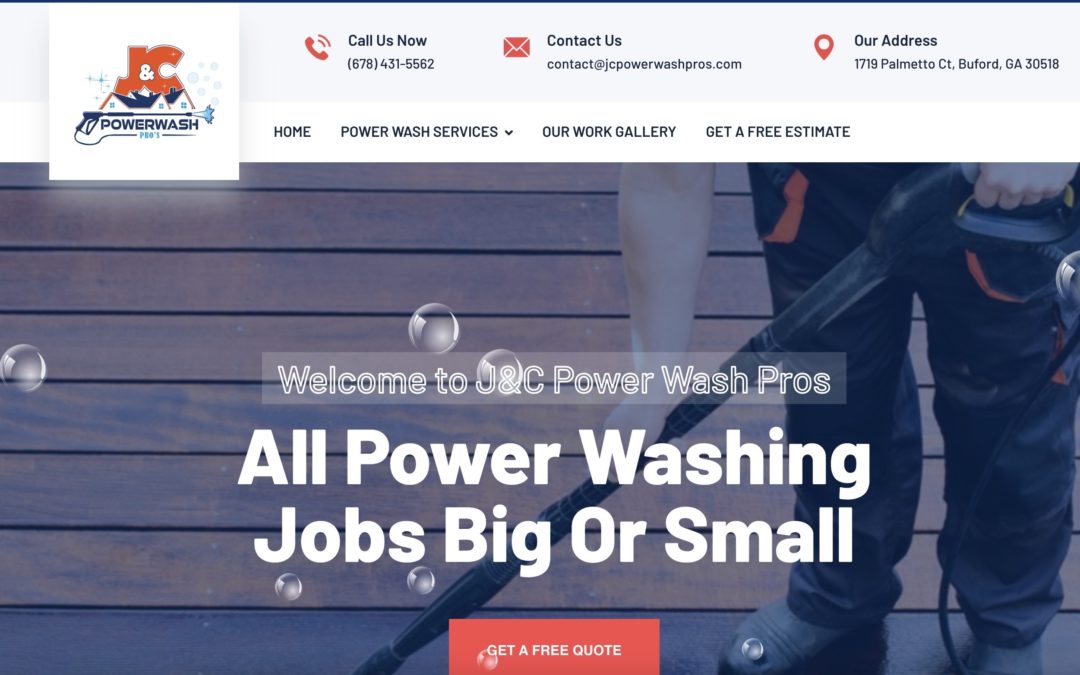 Power Washing Website Design & Marketing